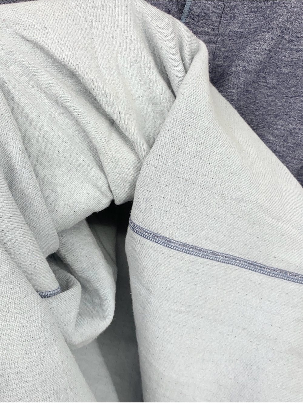 LL Bean Men Size Small Shirt Henley Base Layer Thermal Long Sleeve Blue Top - Picture 5 of 7